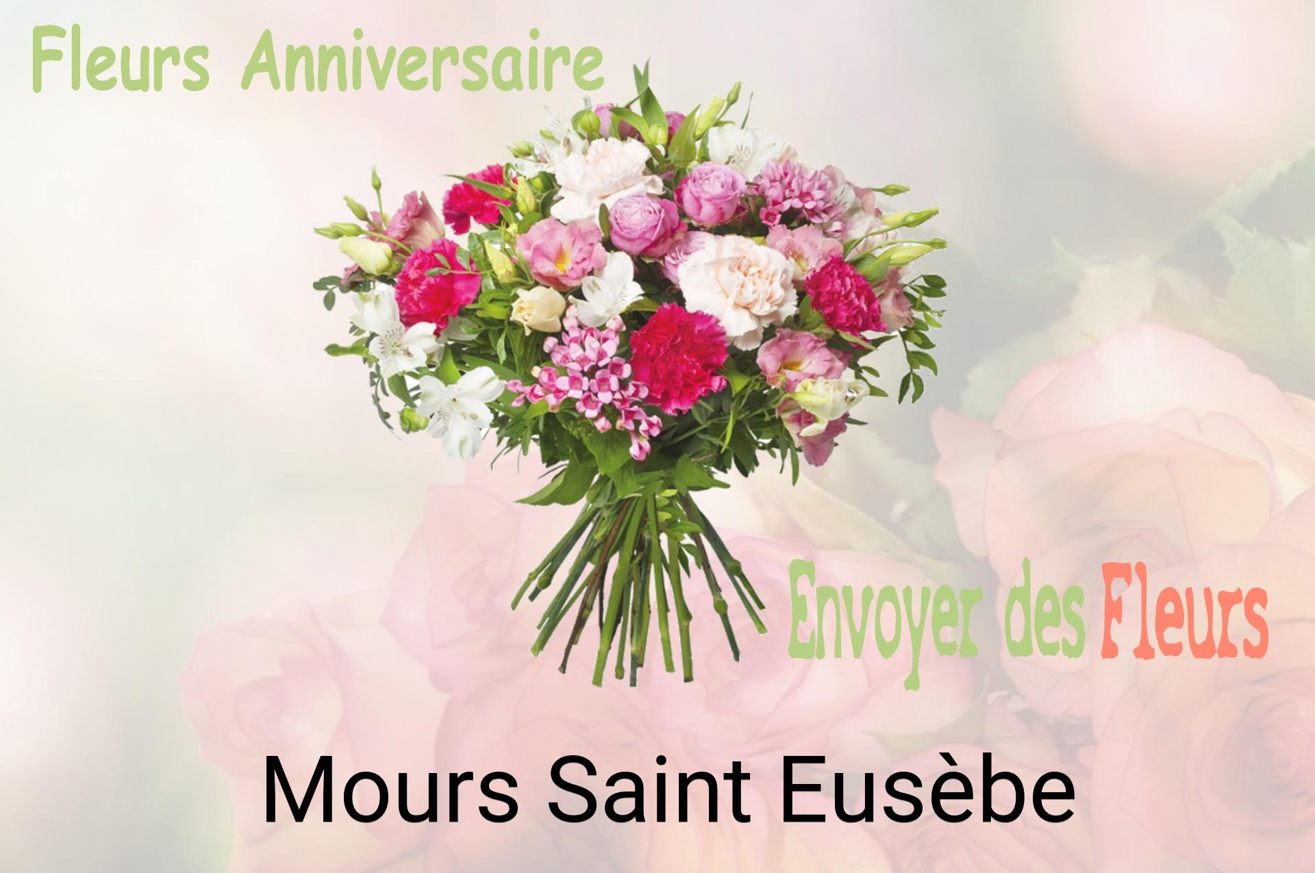 Bouquet de fleurs d’anniversaire livré à Mours-Saint-Eusèbe